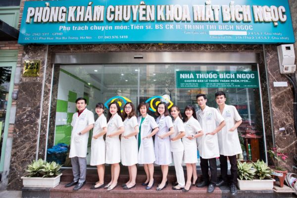 Bảng hiệu phòng khám chuyên khoa mắt Bích Ngọc