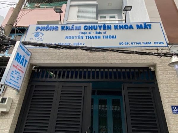 Bảng hiệu phòng khám mắt Bs. Thanh Thoại