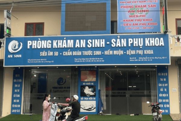 Bảng hiệu phòng khám sản phụ khoa, an sinh chất liệu Alu