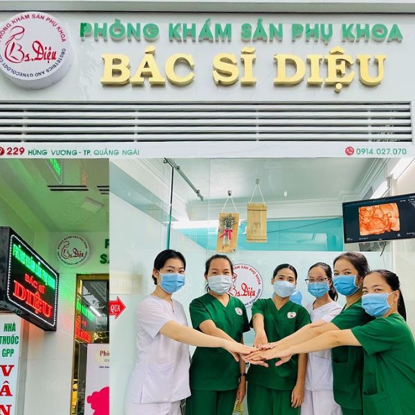 Bảng hiệu phòng khám sản phụ khoa Bs. Diệu