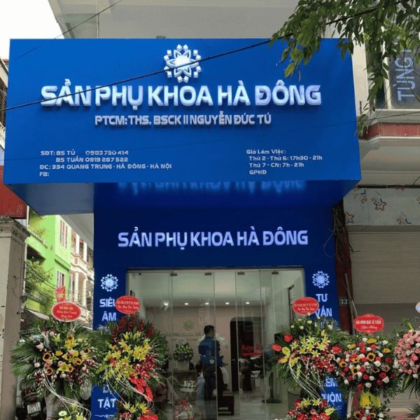 Làm bảng hiệu quảng cáo phòng khám sản phụ khoa