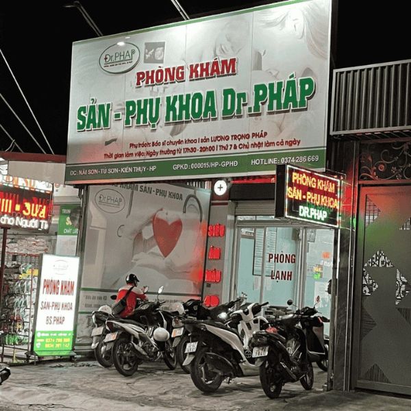 Thi công bảng hiệu phòng khám sản phụ khoa