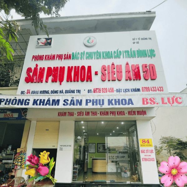 Bảng hiệu phòng khám sản phụ kha chất liệu mica