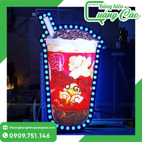 Làm Hộp Đèn Ly Trà Sữa Theo Yêu Cầu, Giá Rẻ