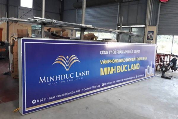 Bảng hiệu hộp đèn bạt Hiflex đẹp