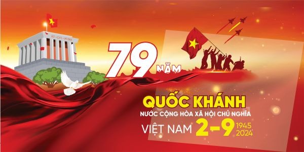 Thiết kế backdrop 2/9 đẹp