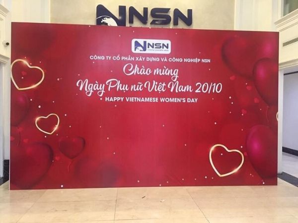 Mẫu backdrop, backdground 20-10 ấn tượng