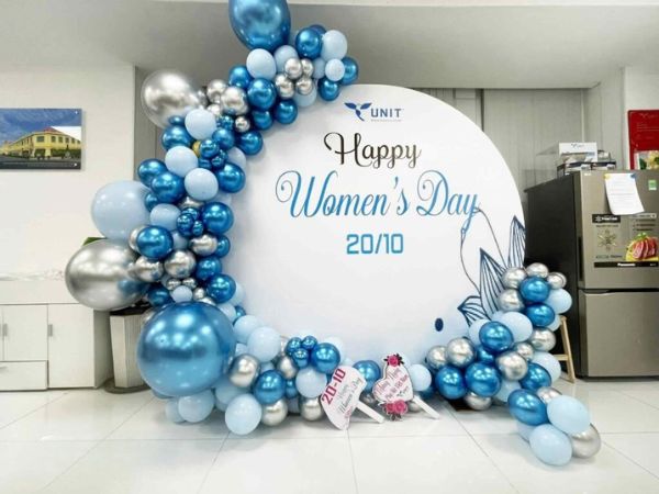 Phông nền, backdrop 20-10 mẫu tròn