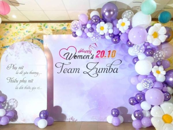 Mẫu backdrop 20-10 Team Lumba