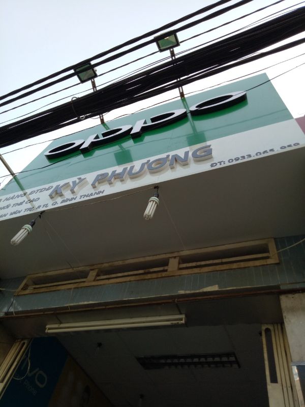 Biển hiệu Alu cắt CNC cửa hàng điện thoại Oppo