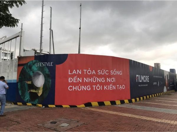 Quy tr&igrave;nh thi c&ocirc;ng hoarding chuy&ecirc;n nghiệp tại Thicongbanghieuquangcao
