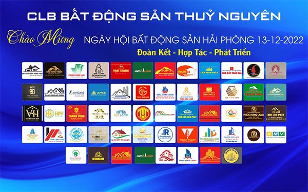 Mẫu backdrop bất động sản đẹp