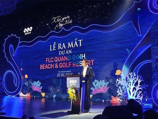 Thi công backdrop lễ ra mắt đèn màn hình LED