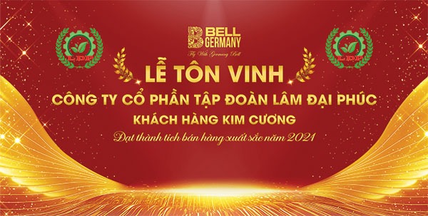 Backdrop vinh danh tập đoàn Lâm Đại Phúc