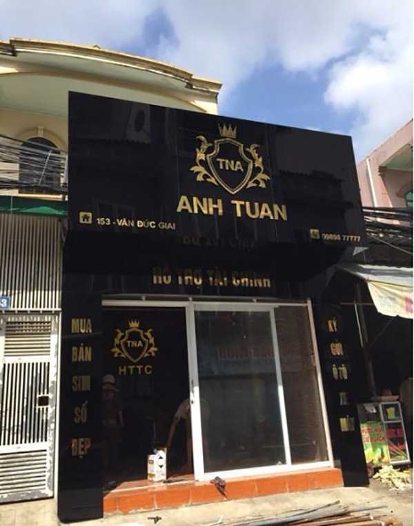 Làm bảng hiệu alu gương tại TPHCM