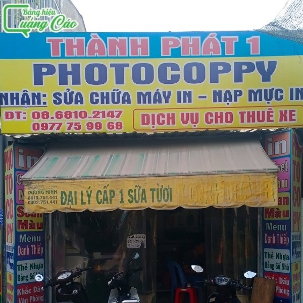 Bảng hiệu photocopy Thành Phát