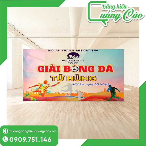 Mẫu backdrop bóng đá đẹp