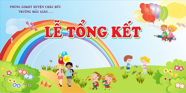 Phông nền backdrop lễ tổng kết