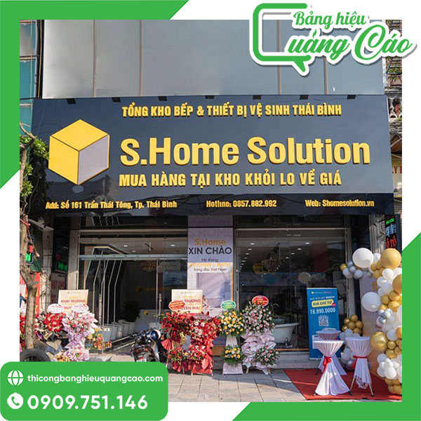 Bảng Hiệu Cửa H&agrave;ng Thiết Bị Vệ Sinh Bền Đẹp