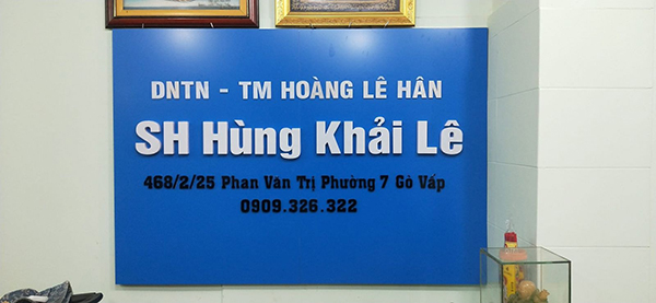 L&agrave;m bảng hiệu chữ nổi gi&aacute; rẻ tại TPHCM