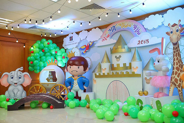 Mẫu backdrop Quốc tế Thiếu Nhi đẹp