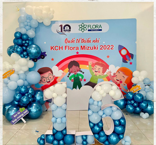 Mẫu backdrop 1/6 cho thiếu nhi dễ thương