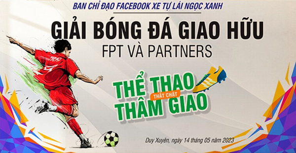 Mẫu backdrop bóng đá thiết kế theo yêu cầu