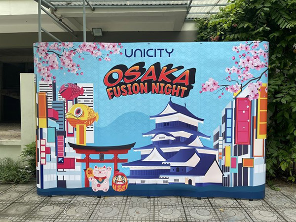 Mẫu backdrop di động Osaka