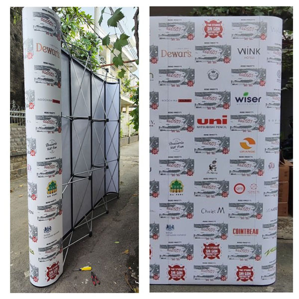 Cận cảnh về backdrop di động