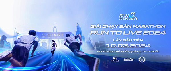 Mẫu backdrop giải chạy bán marathon chuyên nghiệp