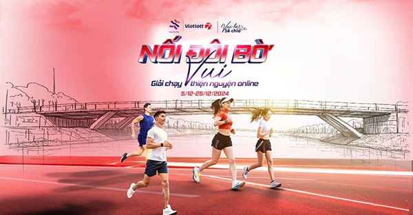 Mẫu backdrop giải chạy thiện nguyên online