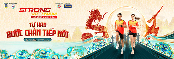 Mẫu backdrop giải chạy marathon Vũng Tàu