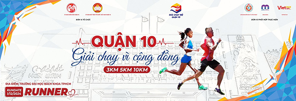 Mẫu backdrop giải chạy vì cộng đồng