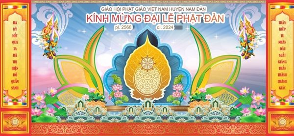 Thi công backdrop phật đản TPHCM