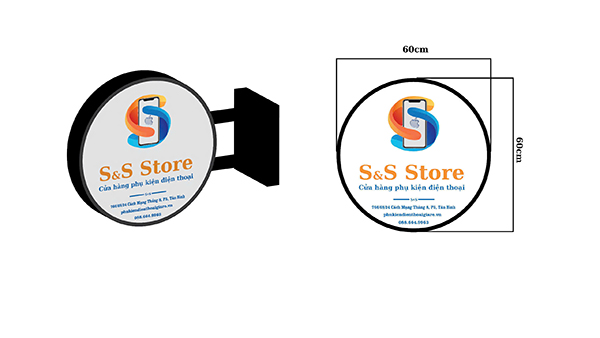 Demo biển vẫy điện thoại