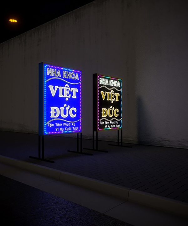 Mẫu biển vẫy nha khoa Việt Đức