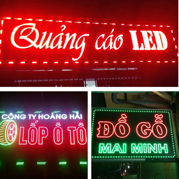 L&agrave;m bảng hiệu đ&egrave;n LED gi&aacute; rẻ tại TPHCM