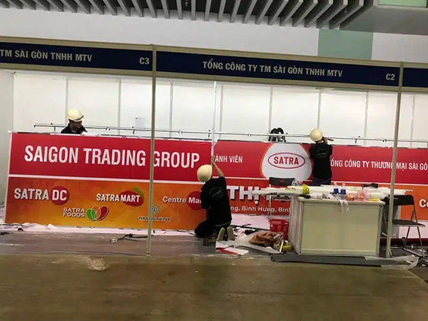 Thi công gian hàng hội chợ giá rẻ