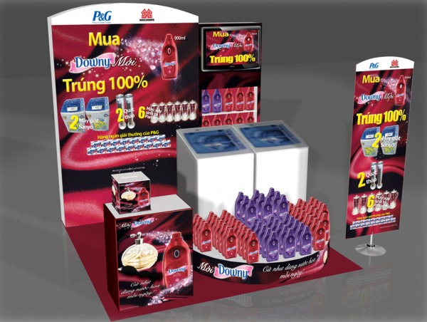 Mẫu Demo thiết kế POSM lĩnh vực nước giặt