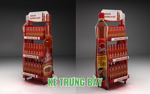 Mẫu kệ trưng bày sản phẩm