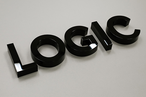 Mẫu chữ inox đen bóng đẹp, cao cấp