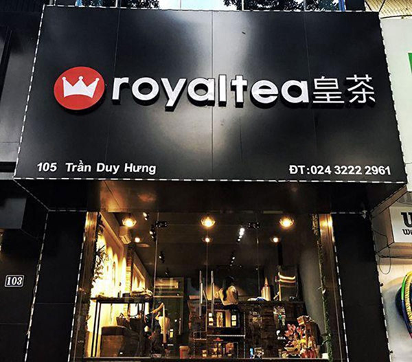 Thi c&ocirc;ng mặt dựng Alu gắn chữ nổi quảng c&aacute;o chuy&ecirc;n nghiệp