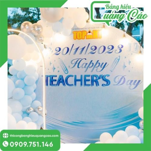 Mẫu Background, Backdrop 20/11 Đẹp, Trang Trọng và Ý Nghĩa