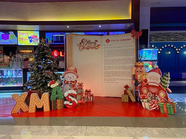 Phông nền trang trí noel thu hút