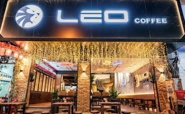 Mẫu bảng hiệu cafe LEO