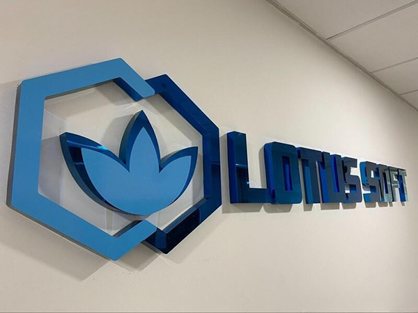 Mẫu chữ inox xanh đẹp, cao cấp