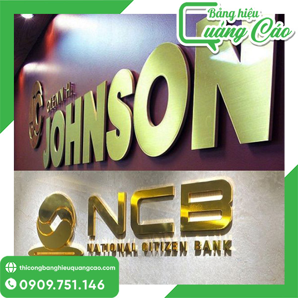 Gia Công Chữ Nổi Đồng Đẹp, Giá Rẻ Tại TPHCM