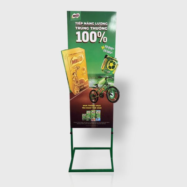 Standee đứng khung sắt