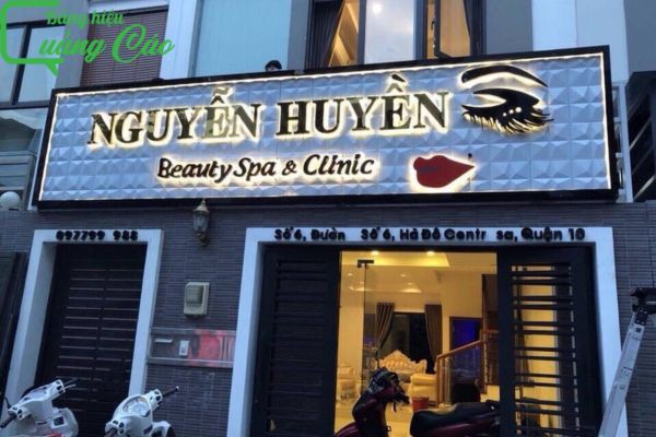 Bảng hiệu 3d bằng mica Nguyễn Huyền