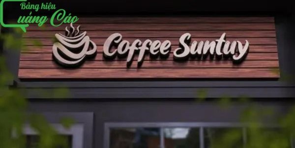 Bảng hiệu 3d quán cafe Coffee Suntuy